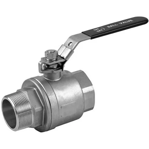 Кран шаровой резьбовой из нержавеющей стали Camozzi V2NF-316-PP-008
