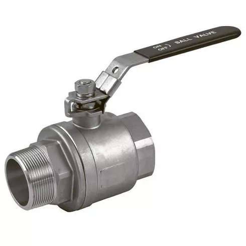 Кран шаровой резьбовой из нержавеющей стали Camozzi V2NF-316-PP-015