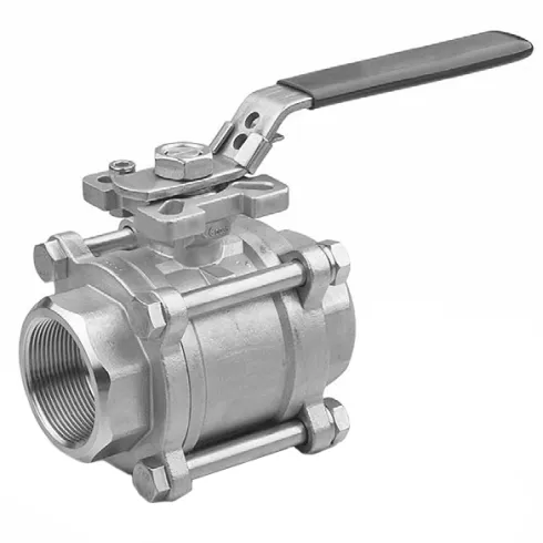 Кран шаровой 2-ходовой Camozzi V-3MH V3MH-316-PP-080